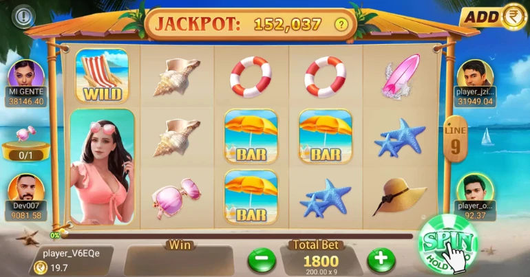 Enjoy Earning Money With Bikini Paradise on Teen Patti Master