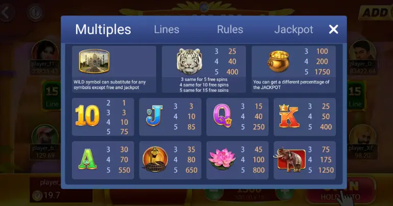 Rules of Playing Golden India Game on Teen Patti Master