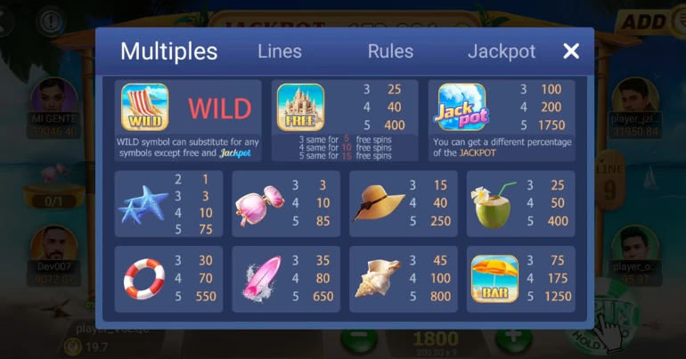 Rules of Playing Bikini Paradise on Teen Patti Master
